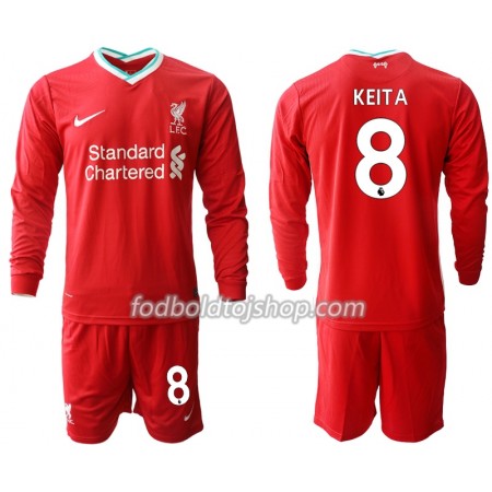 Liverpool Naby Keita 8 Børn Hjemme Fodboldsæt 2020-21 L/S (+ Korte bukser)